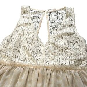 Melrose & Market Lace Sleeveless‎ Blouse Size Small